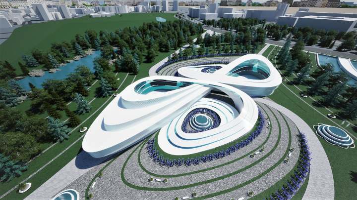 Медицинский центр в стиле Бионика