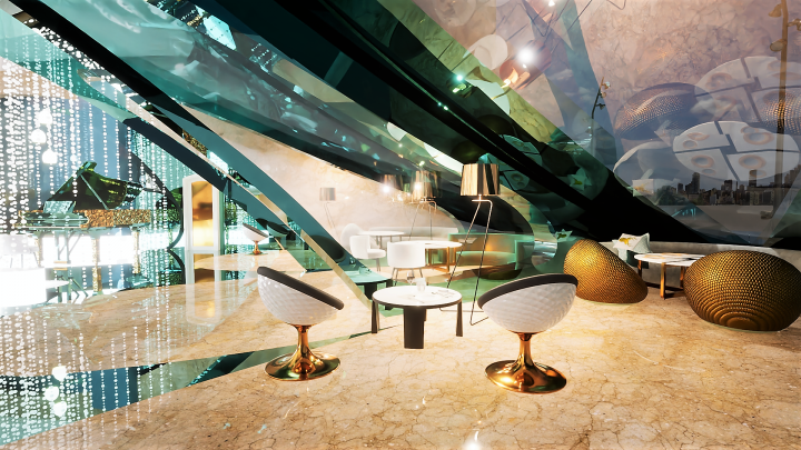 Ресторан 360 кв.м. в стиле Арт-деко