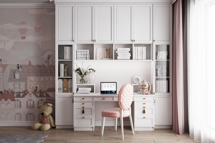 Рабочее место в детской комнате