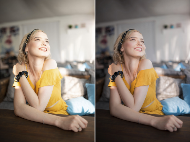 Устранение засветов, тонировка, пластика и прорисовка светотени