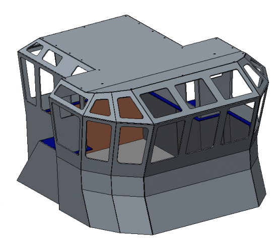 Модель надстройки буксира