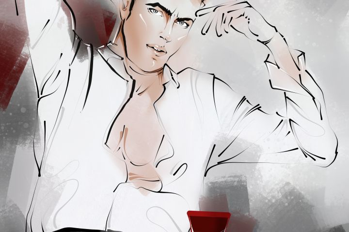 Скетч-иллюстрация к 8 марта