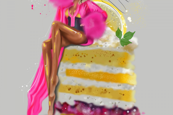 Fashion food иллюстрация