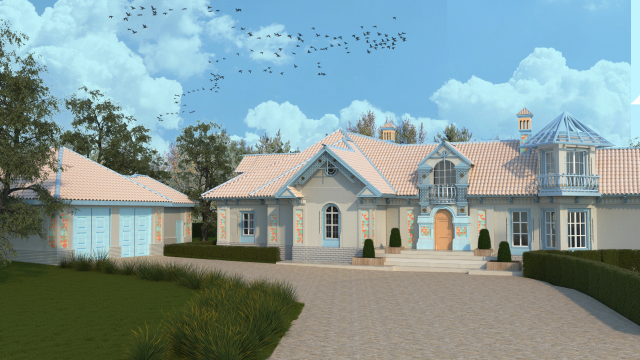 Частный жилой дом