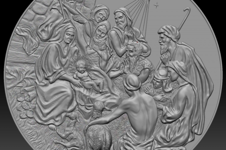 рождественский медальон