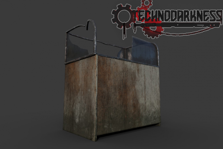 Модель прилавка для постапокалипсис