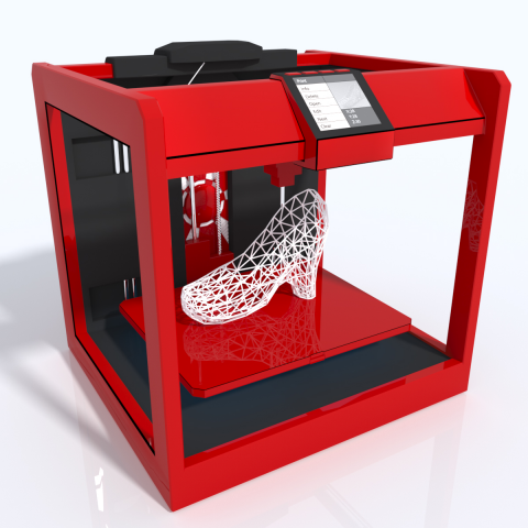3D модель 3D Printera Red