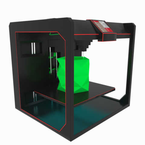 3D модель 3D Printera Black