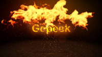 Заставка логотипа fire logo