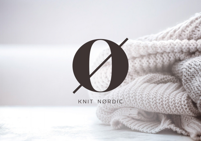 Логотип для бренда одежды "KNIT NORDIC"