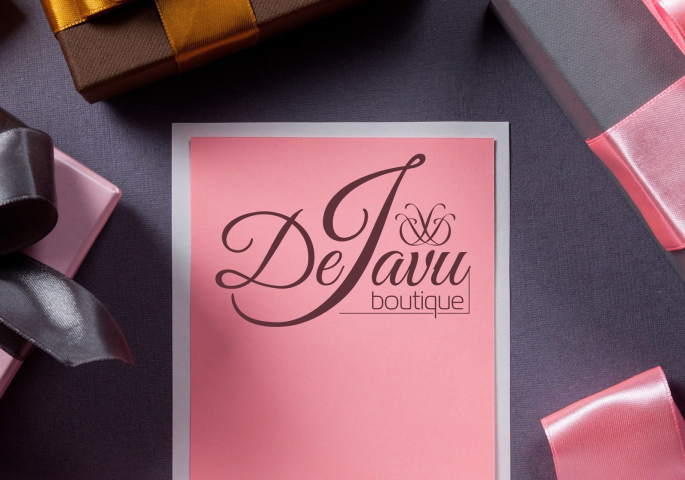 Логотип для бутика одежды "Boutique DeJavu"