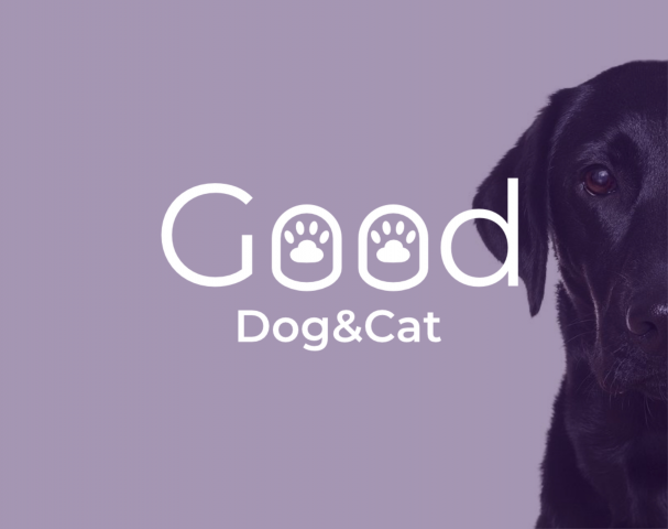 good dog&cat 2 вариант логотипа