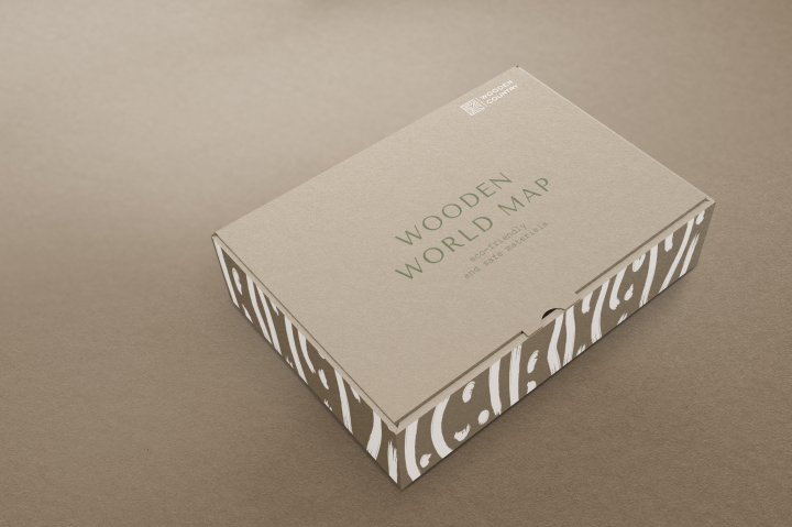 дизайн коробки wooden map 2
