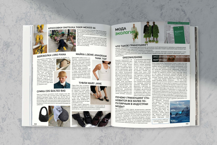Дизайн журнала о моде