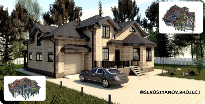 Дом из SIP 360 м2