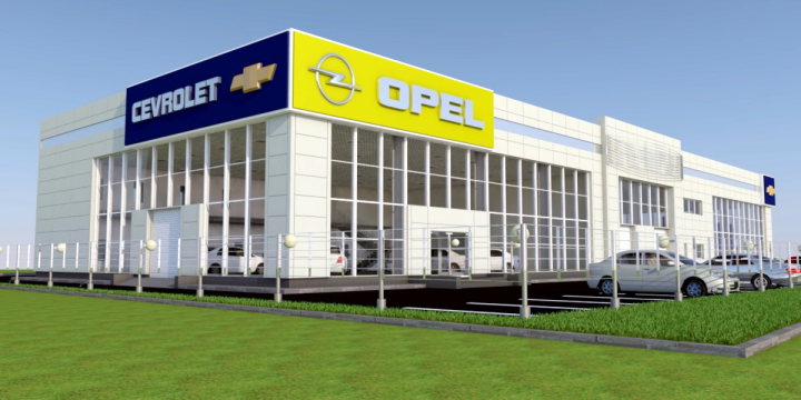 Автосалон GM в г. Бийске, Алтайского края