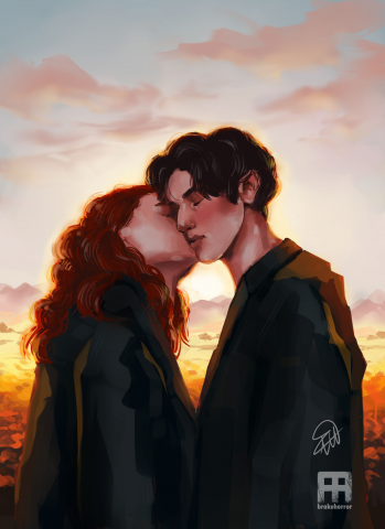 Закатное солнце