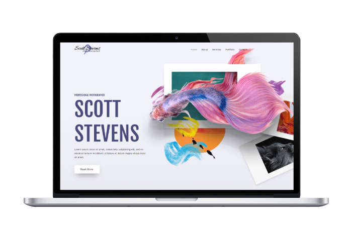 Сайт-визитка фотографа