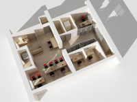 3d планировка банка