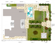 Ландшафтный проект. Прилегающая территория частной виллы (ОАЭ, Дубай. Palm Jumeirah)