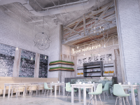 Интерьер ресторана. ОАЭ, Дубай, DIFC