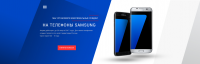 Landing Page для промоакции по продаже телефонов Samsung