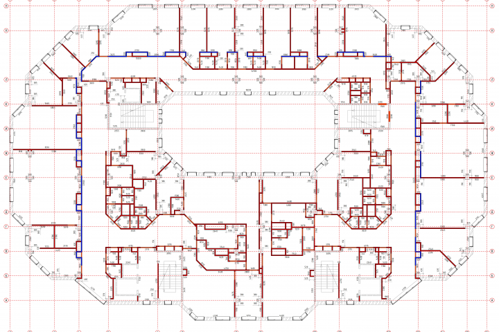План этажа здания