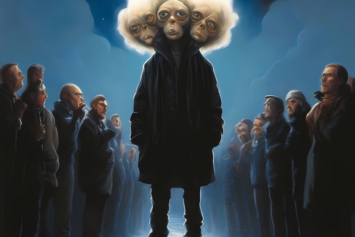 Трёхглавый инопланетянин