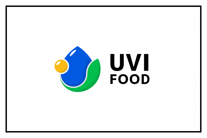 Логотип для сервиса по доставке еды uvi food