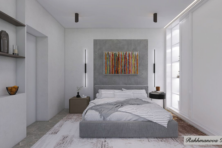 Многогранный серый