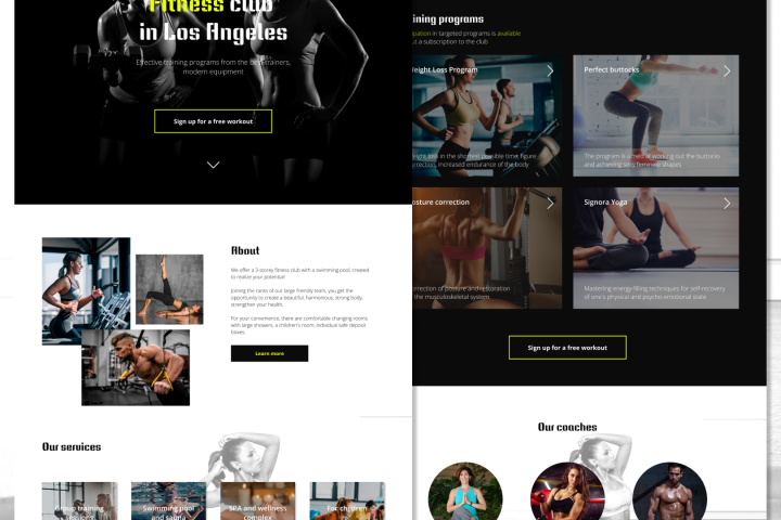 Fitness club in Los Angeles