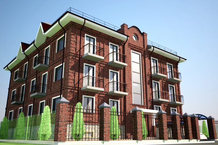 Одноподьездный многоквартирный жилой дом