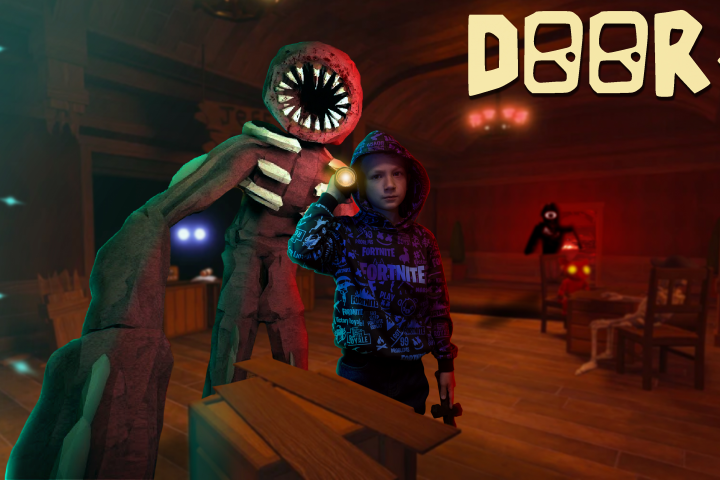 постер по игре ROBLOX DOORS