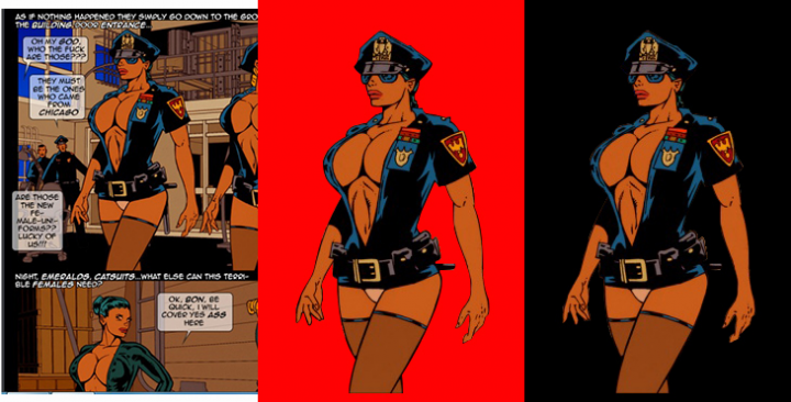 Обтравка персонажа