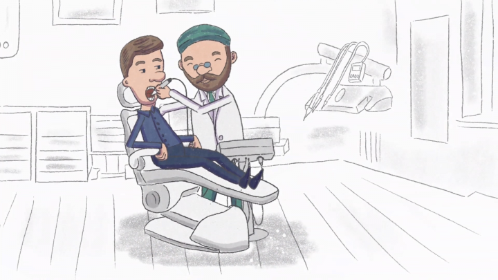 Мультфильм для стоматологической компании