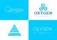 Варианты логотипа жилого комплекса "OXYGEN"