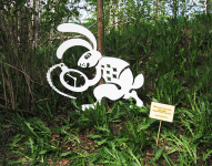 Арт-объект "Белый Кролик" для фестиваля "КультПаркOV"