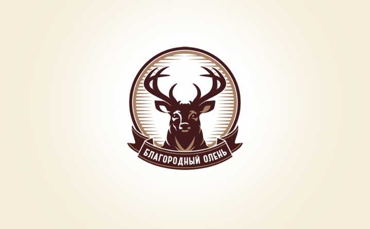 Логотип Благородный олень