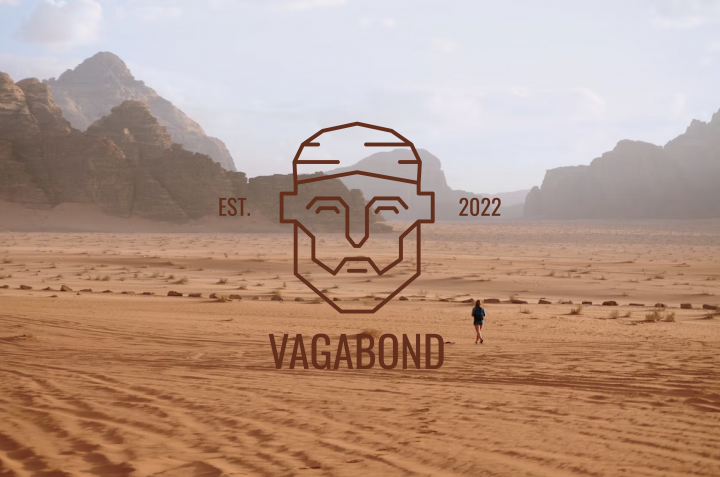 Vagabond cafe логотип для странников (Израиль)