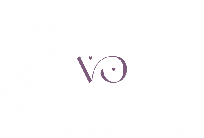 Шрифтов логотип "VO". Семейная монограмма
