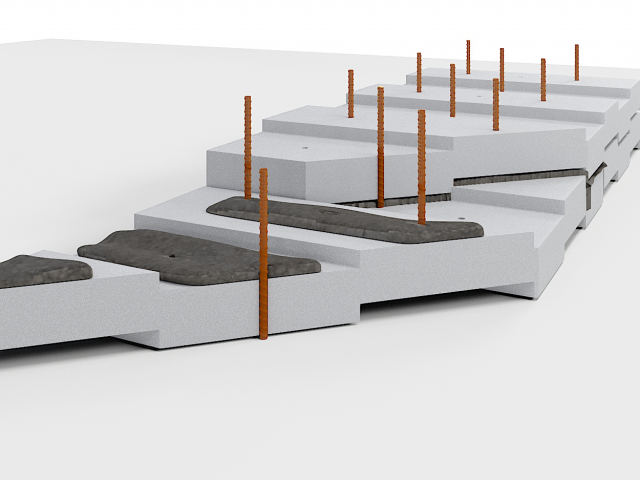 Иллюстрация кладки блоков