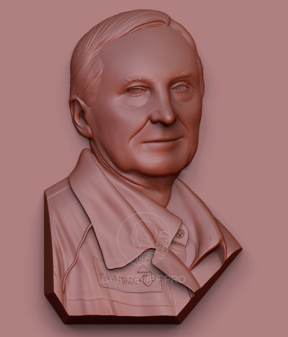 3д модель барельефа