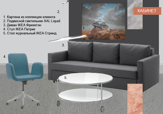 Принципиальный подбор мебели в кабинет