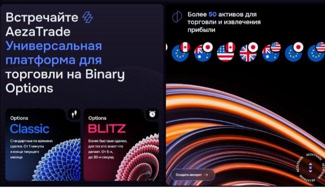 Обзор нового “Брокера-новатора” AezaTrade