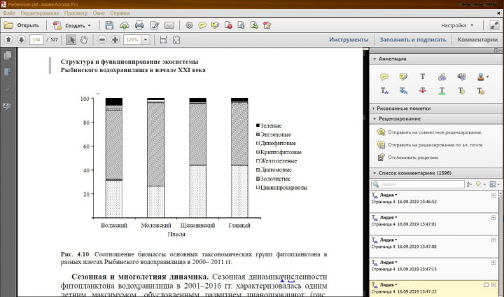 Корректура монографии объемом 527 стр. (Ин-т биологии при РАН)