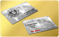 Пластиковая карта Chrome