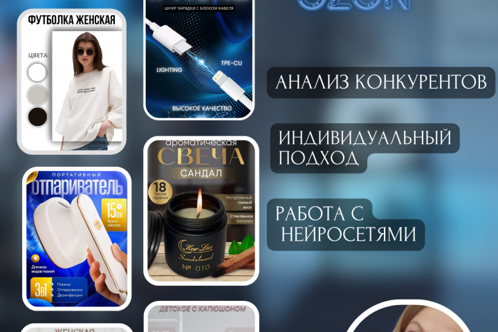 Инфографика для маркетплейсов WB и OZON