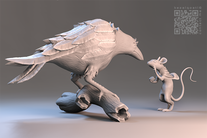 Ворон и Мышь