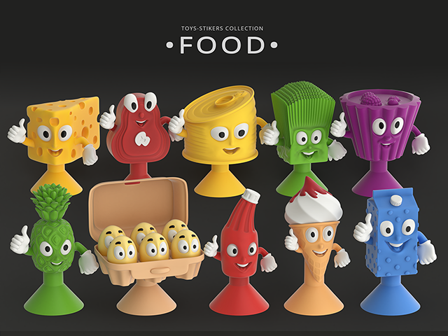 FOOD. Аналог фигурок от Stikeez.
