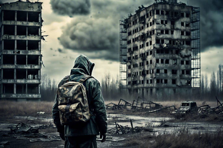 концепт - арт сталкера Чернобыль